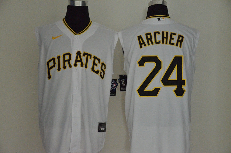 Chris Archer Pittsburgh Pirates white jersey