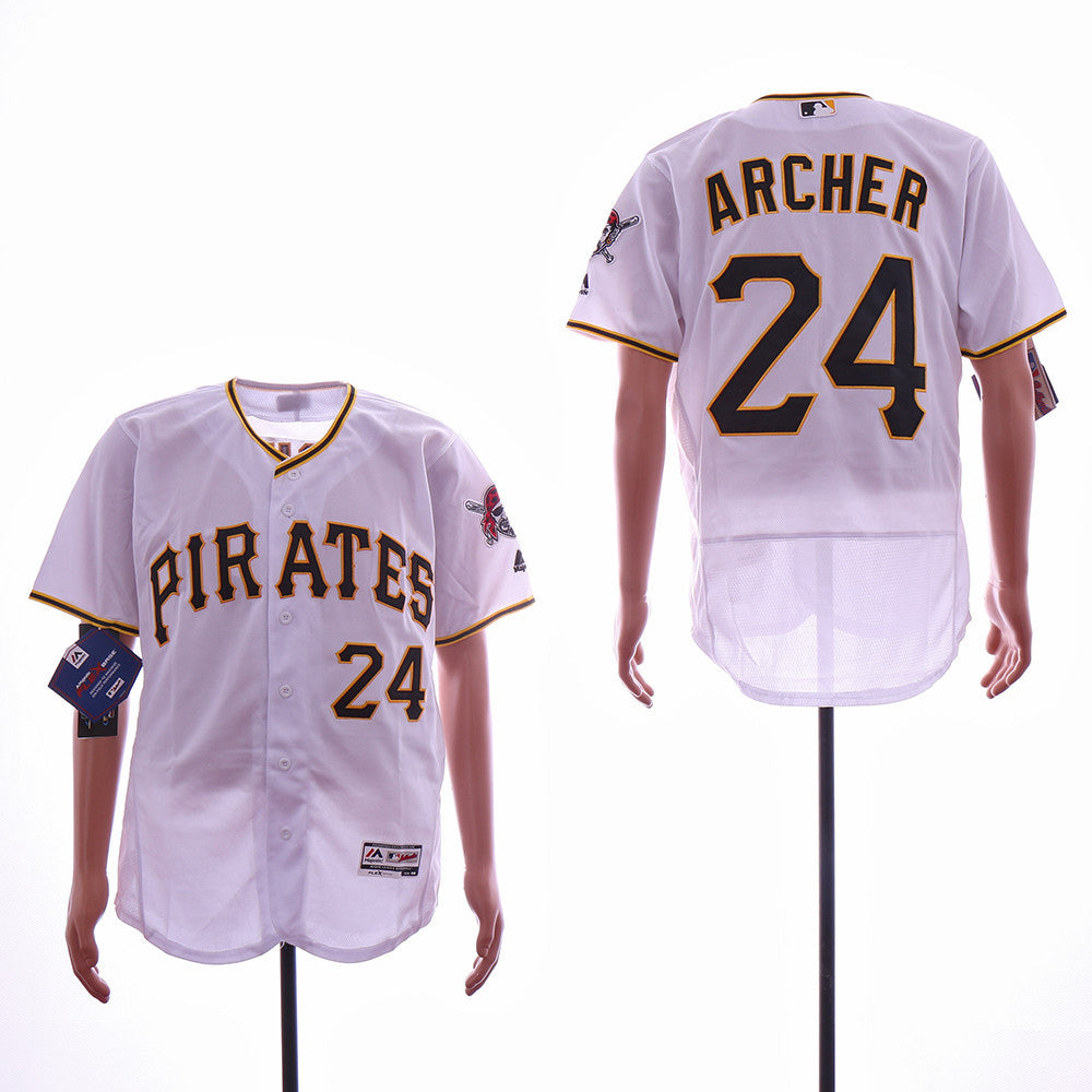 Chris Archer Pittsburgh Pirates white jersey