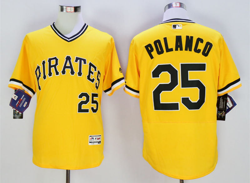 Gregory Polanco Pittsburgh Pirates gold jersey