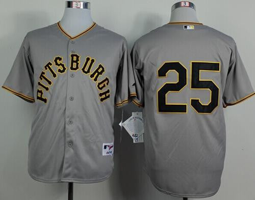 Gregory Polanco Pittsburgh Pirates grey jersey