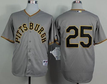 Gregory Polanco Pittsburgh Pirates grey jersey