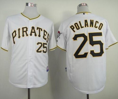Gregory Polanco Pittsburgh Pirates white jersey