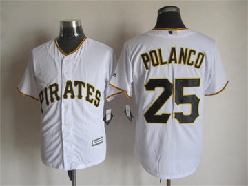 Gregory Polanco Pittsburgh Pirates white jersey