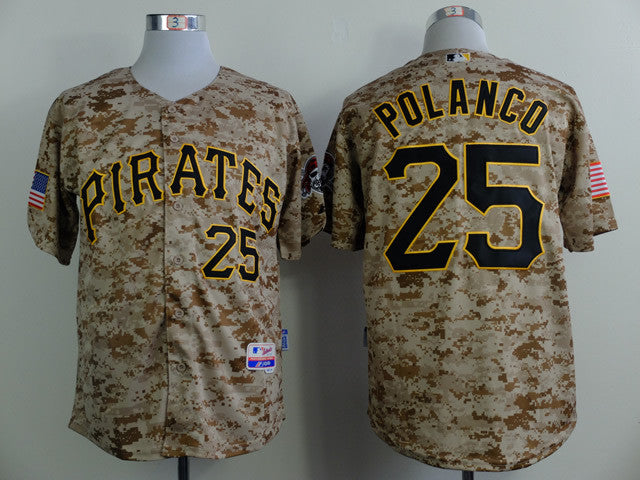 Polanco Pittsburgh Pirates camo Alternate jersey
