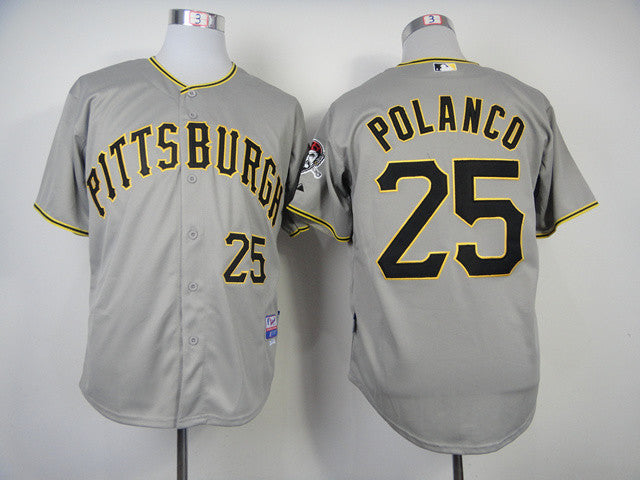 Polanco Pittsburgh Pirates grey jersey