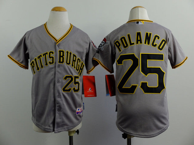 Polanco Pittsburgh Pirates grey jersey