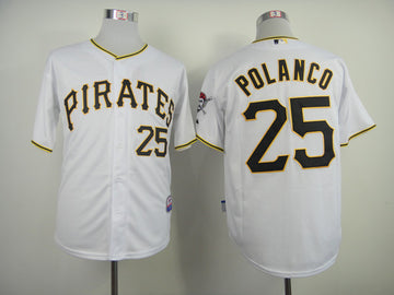 Polanco Pittsburgh Pirates white jersey
