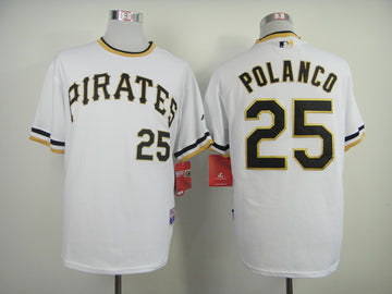 Polanco Pittsburgh Pirates white jersey