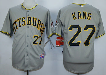Jung Ho Kang Pittsburgh Pirates grey jersey
