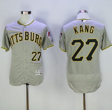 Jung-ho Kang Pittsburgh Pirates grey Authentic jersey