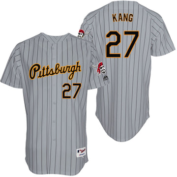 Jung Ho Kang Pittsburgh Pirates grey Throwback jersey