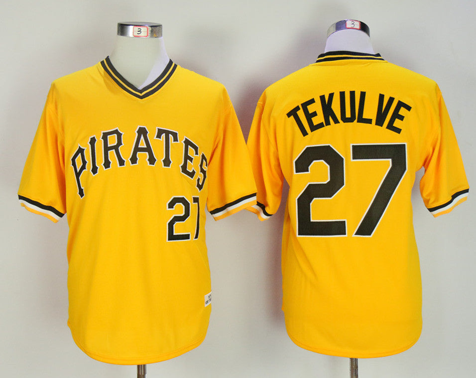 Kent Tekulve Pittsburgh Pirates gold Alternate jersey