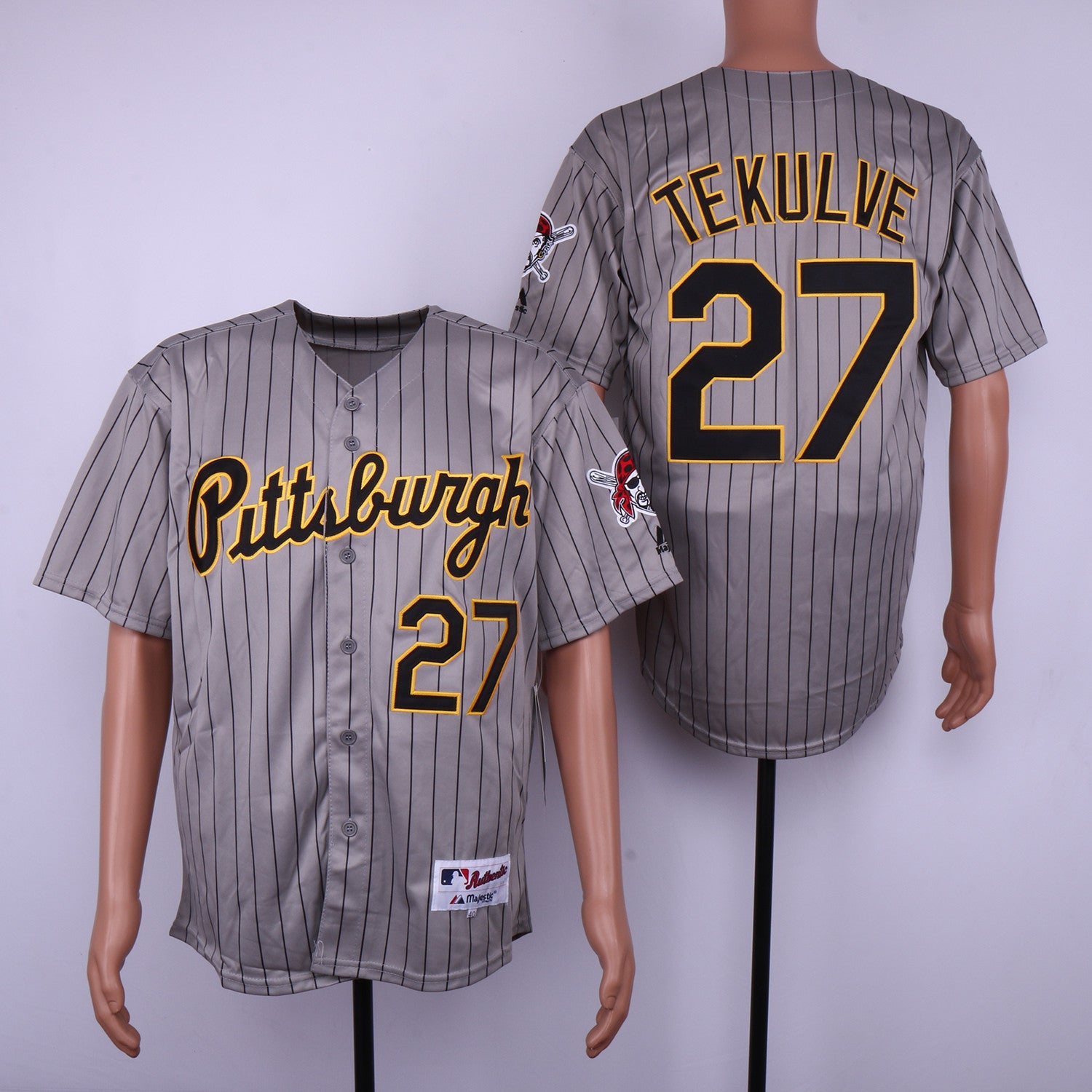 Kent Tekulve Pittsburgh Pirates gray jersey