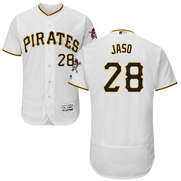 John Jaso Pittsburgh Pirates white jersey