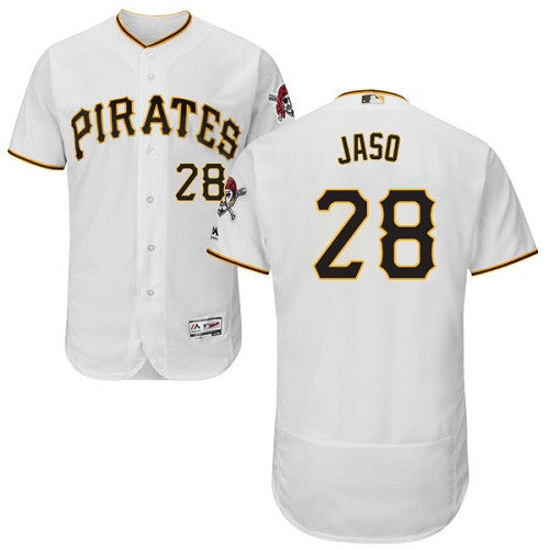 John Jaso Pittsburgh Pirates white jersey