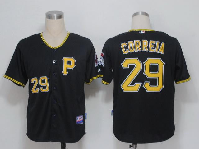 Correia Pittsburgh Pirates black jersey