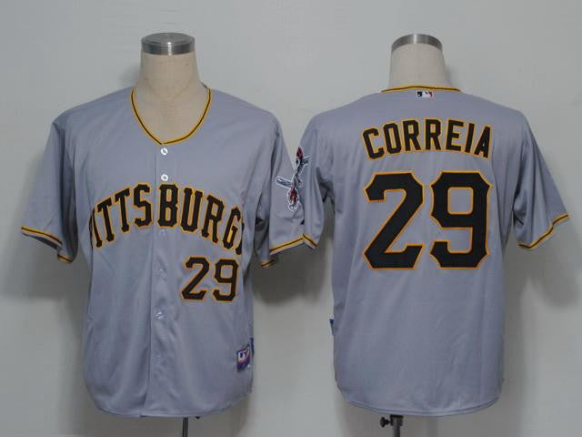 Correia Pittsburgh Pirates grey jersey