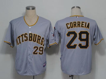 Correia Pittsburgh Pirates grey jersey