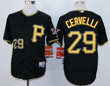 Francisco Cervelli Pittsburgh Pirates black jersey
