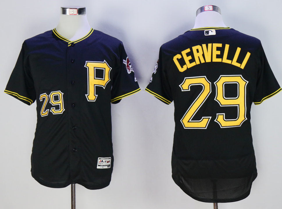 Francisco Cervelli Pittsburgh Pirates black jersey