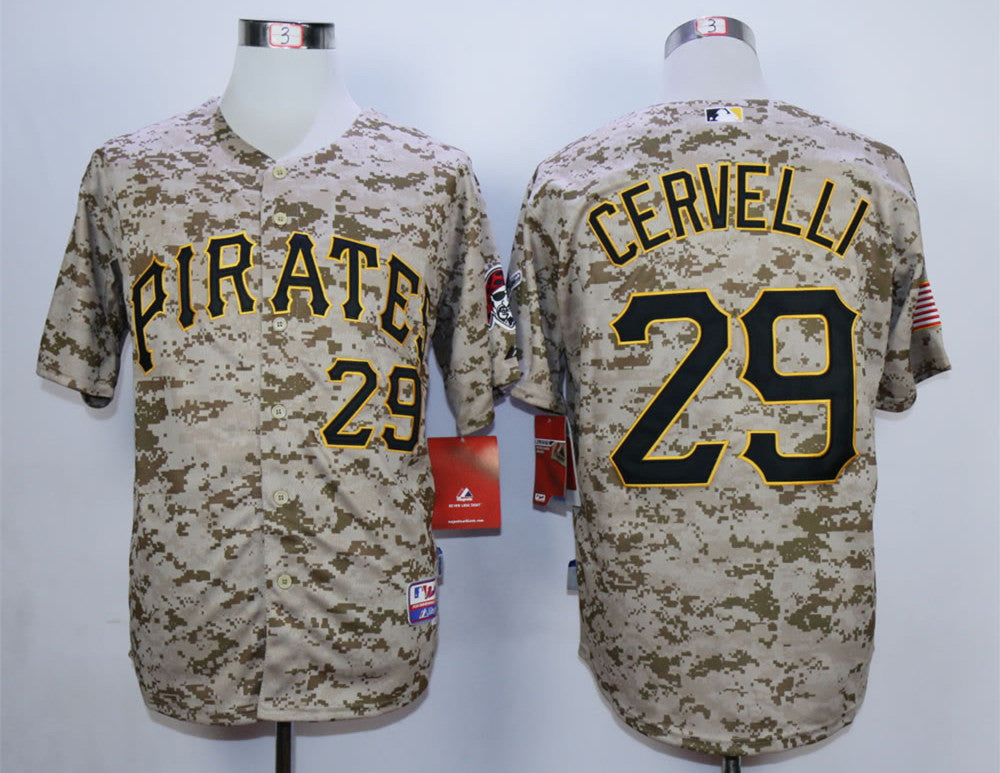 Francisco Cervelli Pittsburgh Pirates camo Camo jersey