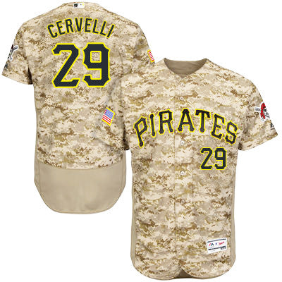 Francisco Cervelli Pittsburgh Pirates camo Camo jersey