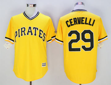 Francisco Cervelli Pittsburgh Pirates gold jersey