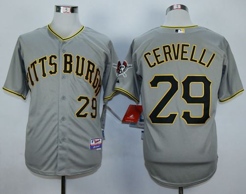 Francisco Cervelli Pittsburgh Pirates grey jersey