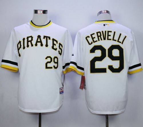 Francisco Cervelli Pittsburgh Pirates white Alternate jersey
