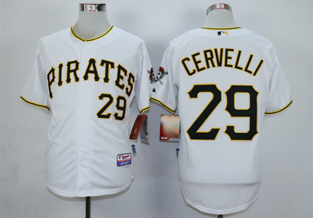 Francisco Cervelli Pittsburgh Pirates white jersey