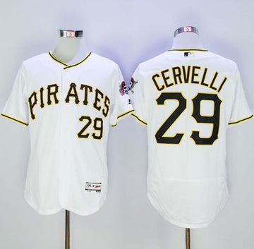 Francisco Cervelli Pittsburgh Pirates white Authentic jersey