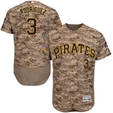 Sean Rodriguez Pittsburgh Pirates camo Camo jersey