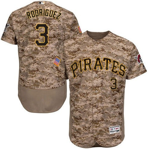 Sean Rodriguez Pittsburgh Pirates camo Camo jersey