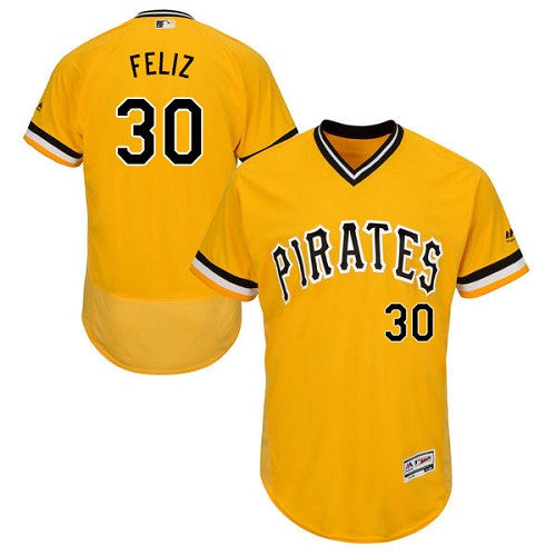 Neftali Feliz Pittsburgh Pirates gold Throwback jersey