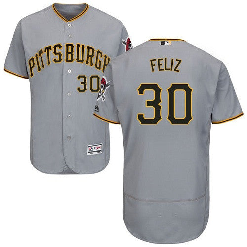 Neftali Feliz Pittsburgh Pirates gray jersey