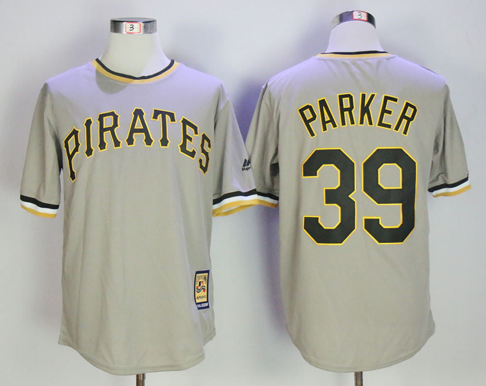 Dave Parker Pittsburgh Pirates gray Cooperstown jersey