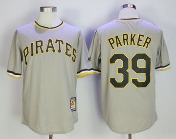Dave Parker Pittsburgh Pirates gray Cooperstown jersey