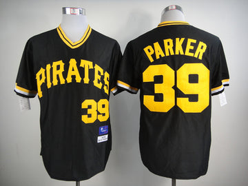 Parker Pittsburgh Pirates black Throwback jersey
