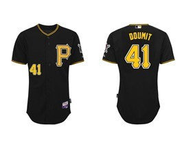 Doumit Pittsburgh Pirates black jersey
