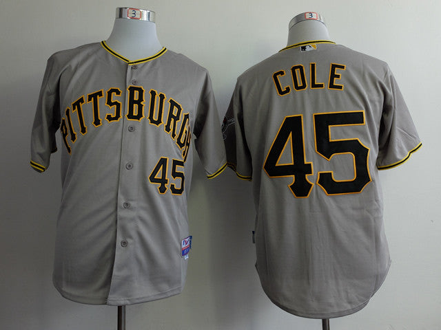 Cole Pittsburgh Pirates grey jersey