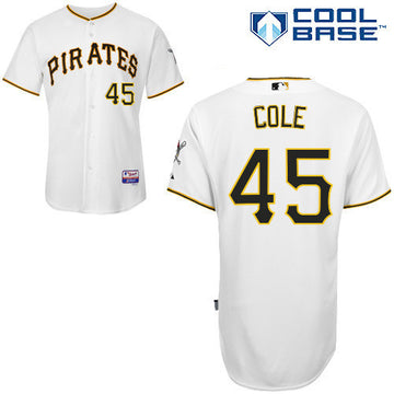 Cole Pittsburgh Pirates white jersey