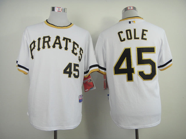 Cole Pittsburgh Pirates white jersey