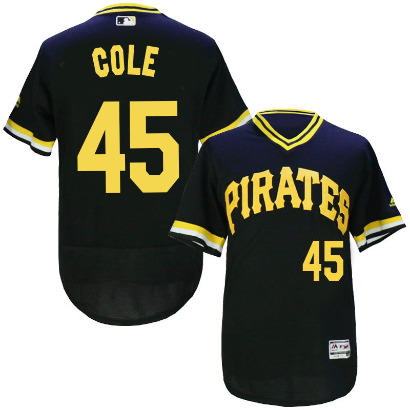 Gerrit Cole Pittsburgh Pirates black Throwback jersey