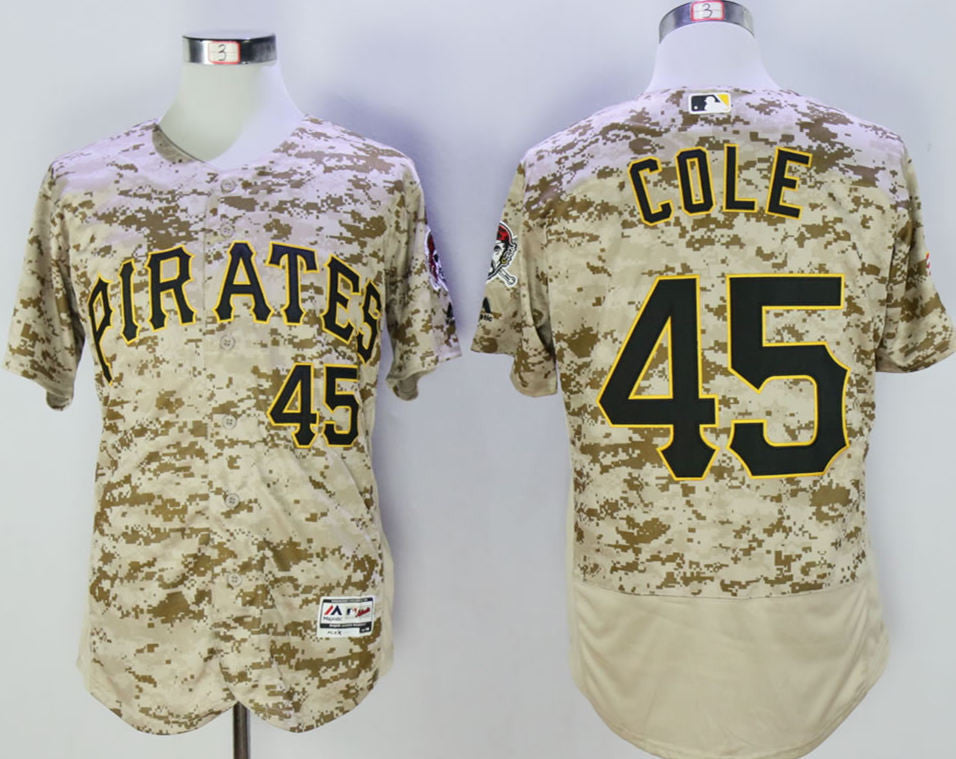 Gerrit Cole Pittsburgh Pirates camo Camo jersey