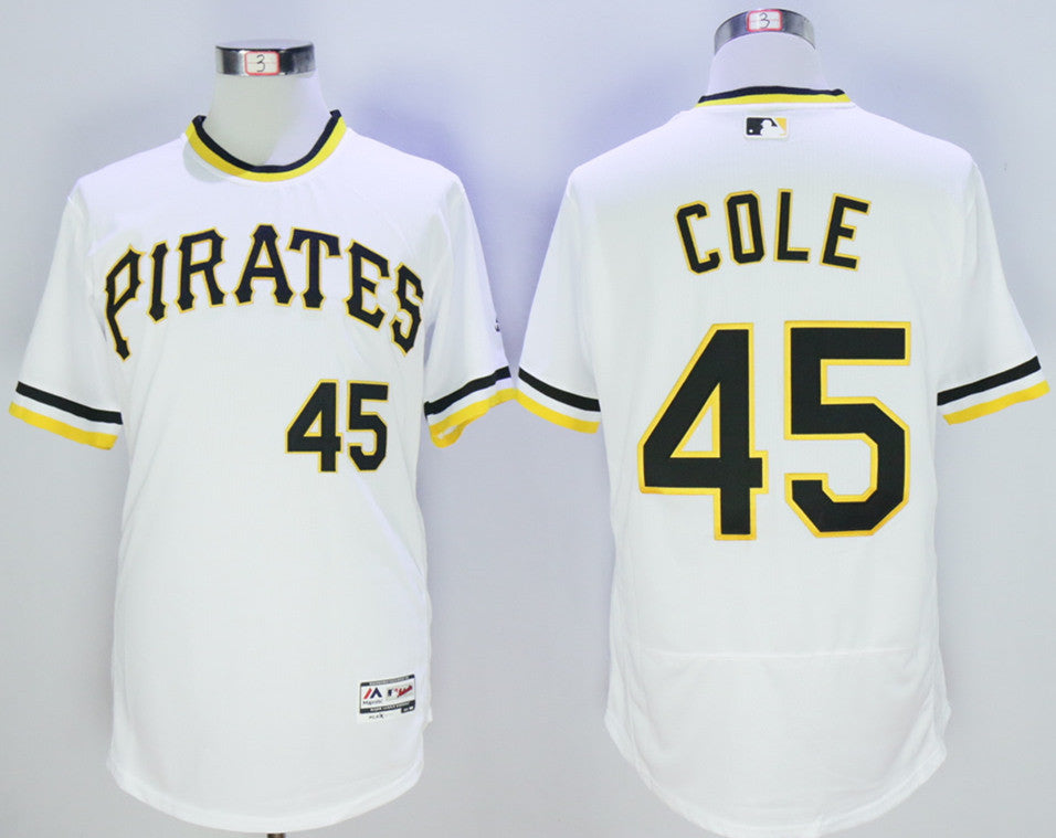 Gerrit Cole Pittsburgh Pirates white jersey