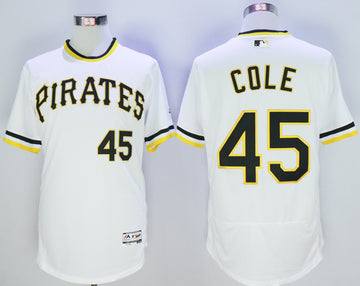 Gerrit Cole Pittsburgh Pirates white jersey