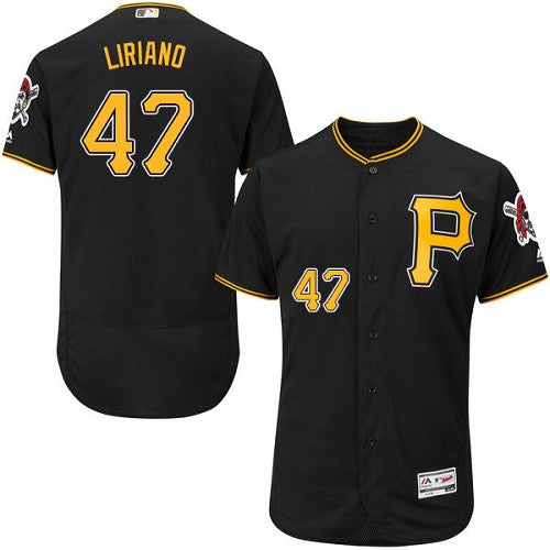 Francisco Liriano Pittsburgh Pirates black jersey