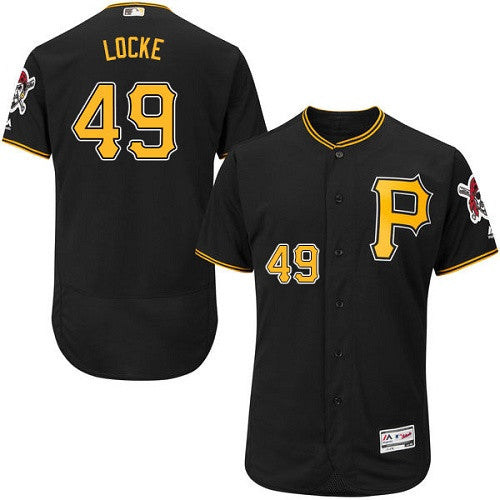 Jeff Locke Pittsburgh Pirates black jersey