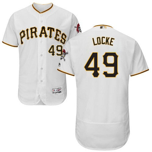 Jeff Locke Pittsburgh Pirates white jersey