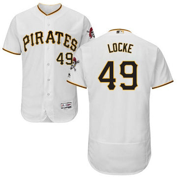 Jeff Locke Pittsburgh Pirates white jersey